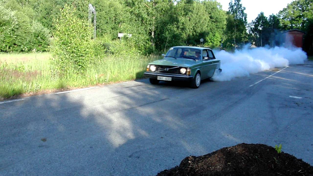 volvo 242 BMW S38 1,2,3 burnout