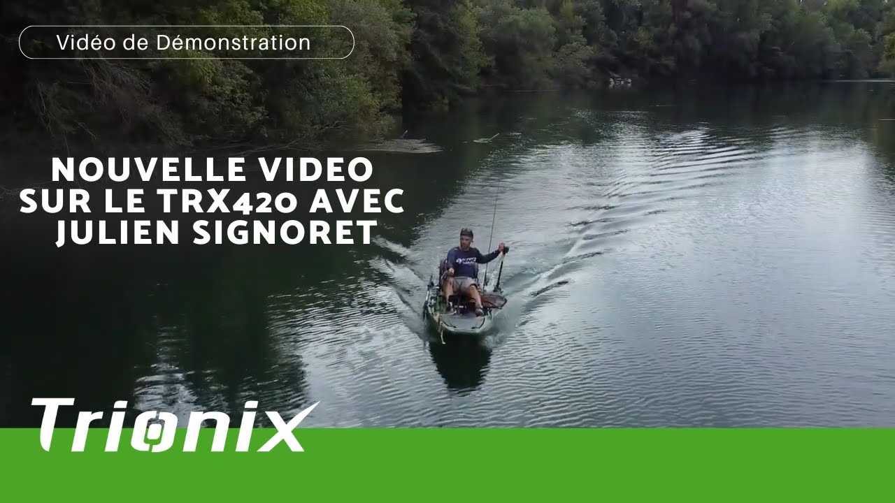 @JulienSignoret NOUVELLE VIDÉO SUR NOTRE CANOË KAYAK DE PÊCHE