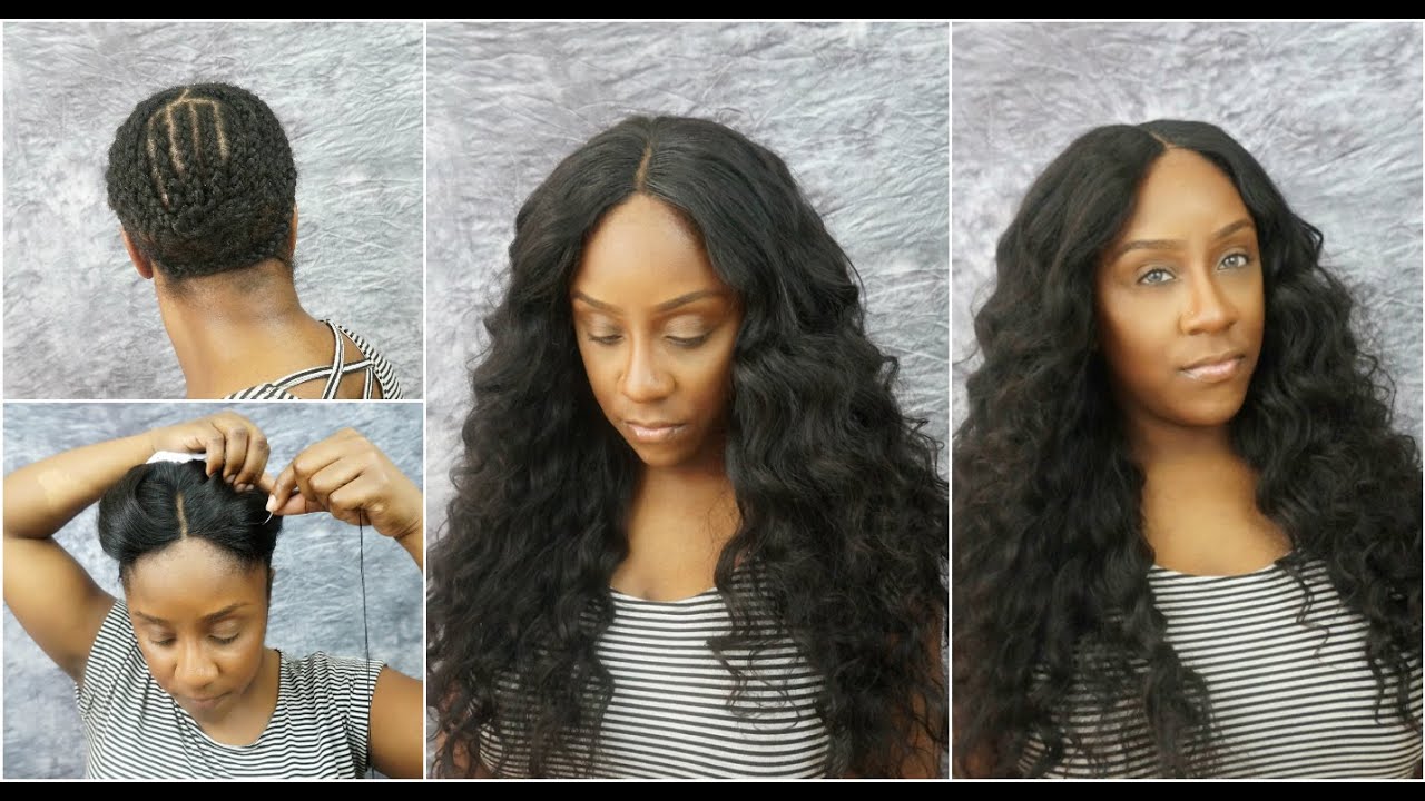 How To Do A Lace Closure Full Sew In Tutorial | No Leave Out | Sugar Hair