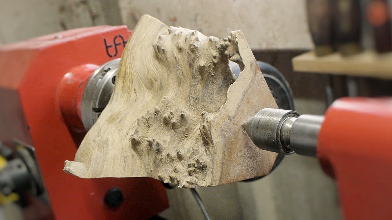 Wood turning - Record stabiliser / Vinyl turntable weight.