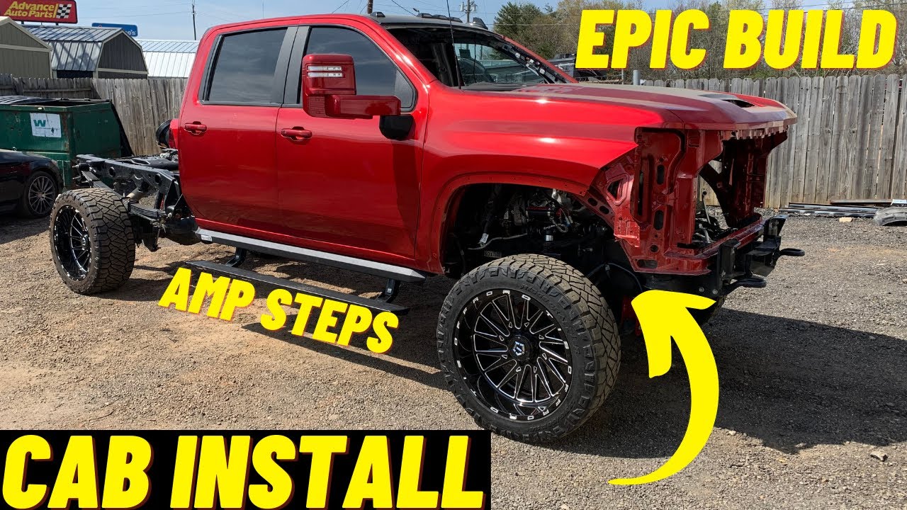 2021 SILVERADO DURAMAX 2500 CAB/AMP STEPS INSTALLED Part 36