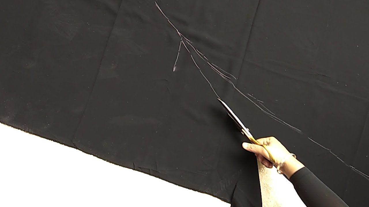 Irani style chaddar ki cutting and stitching
