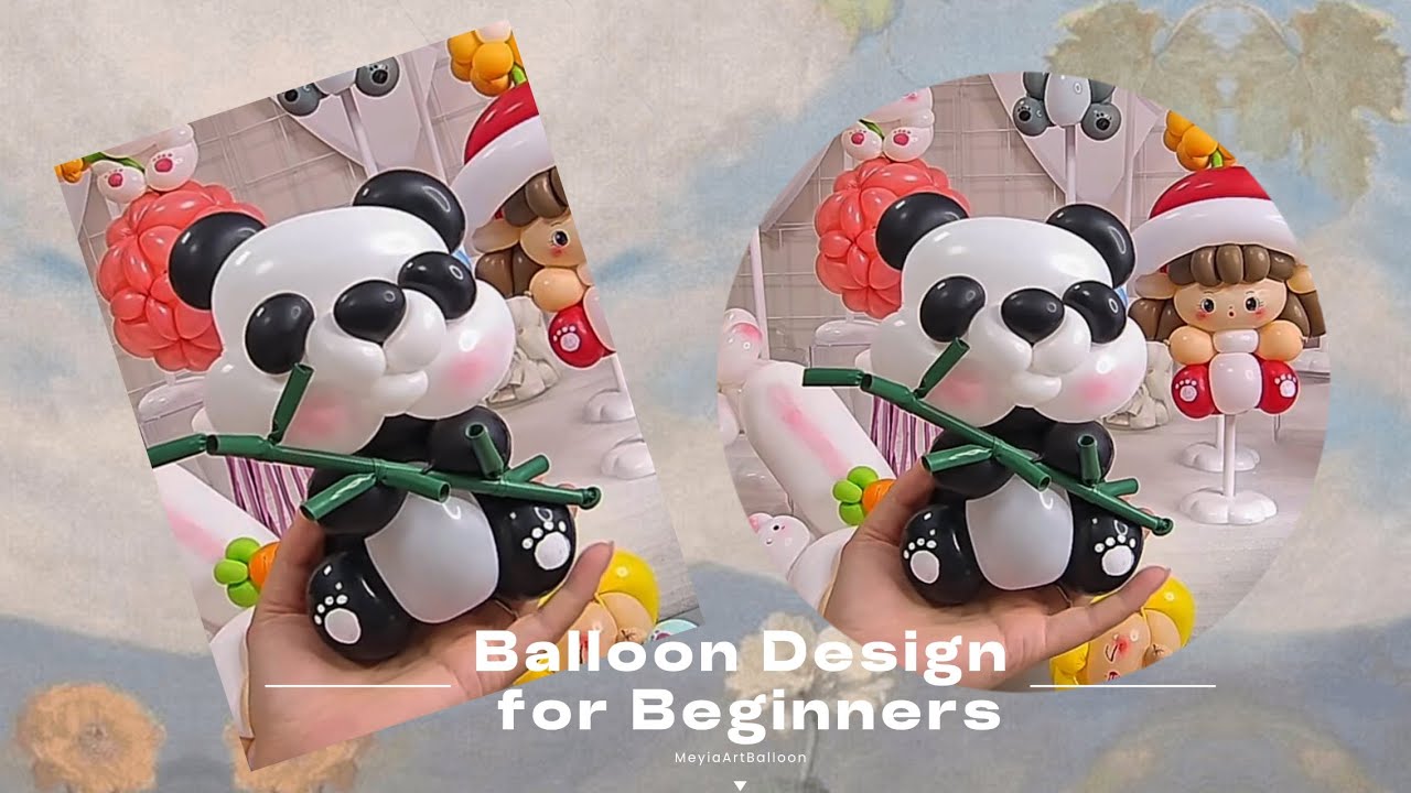 Balloon Design for Beginners | Chinese Panda