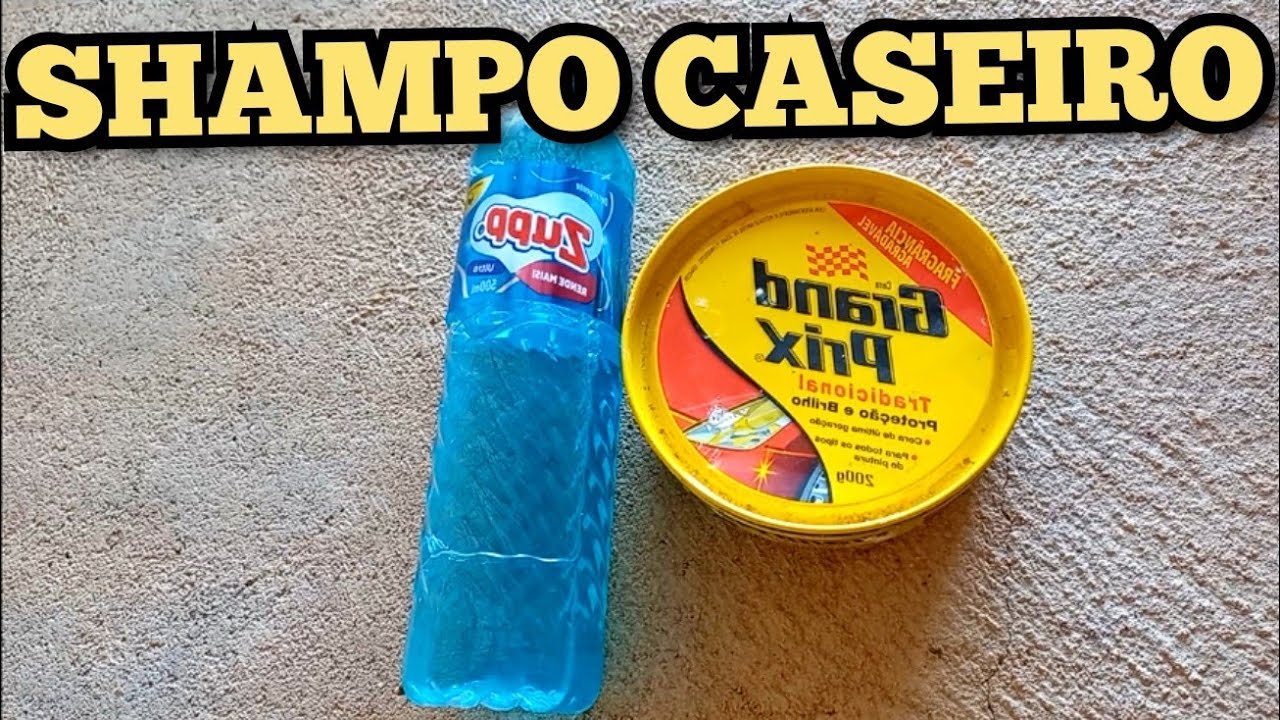 como fazer shampoo AUTOMOTIVO caseiro auto Brilho pra carro