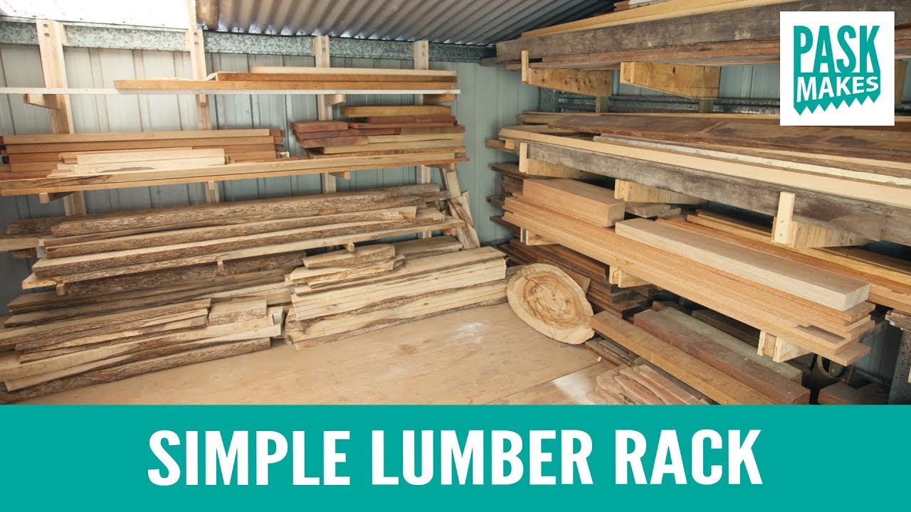Simple Lumber Rack