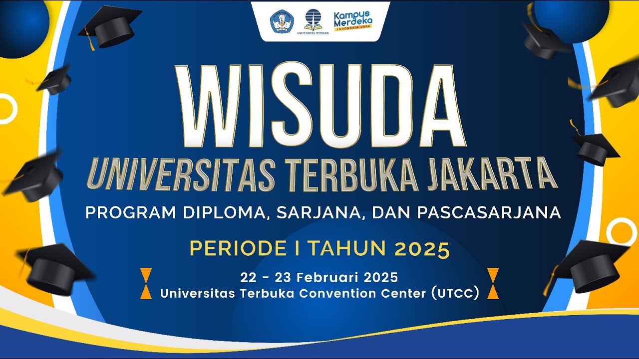 Wisuda Universitas Terbuka Jakarta Periode I Tahun 2025