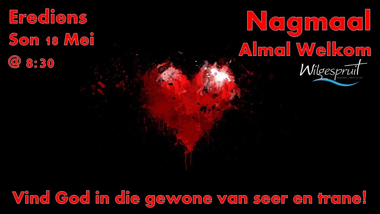 Vind God in die gewone van seer en trane.