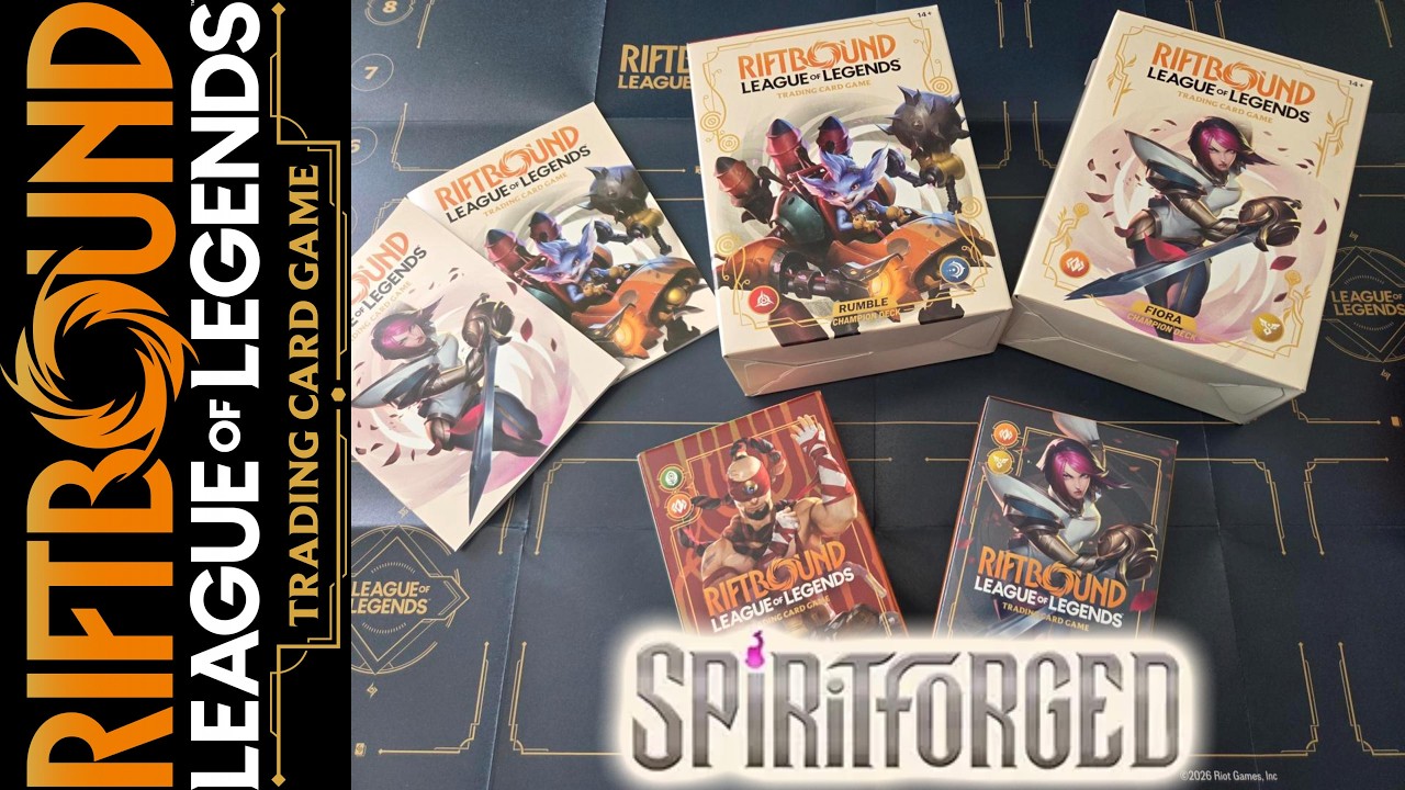 RIFTBOUND Spiritforged Champion Decks Opening (Fiora and Rumble)