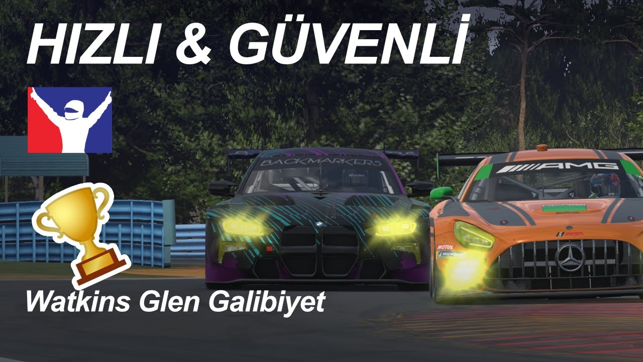 iRacing Sezon 3 ilk Yarışı - BMW M4 GT3 - Watkins Glen
