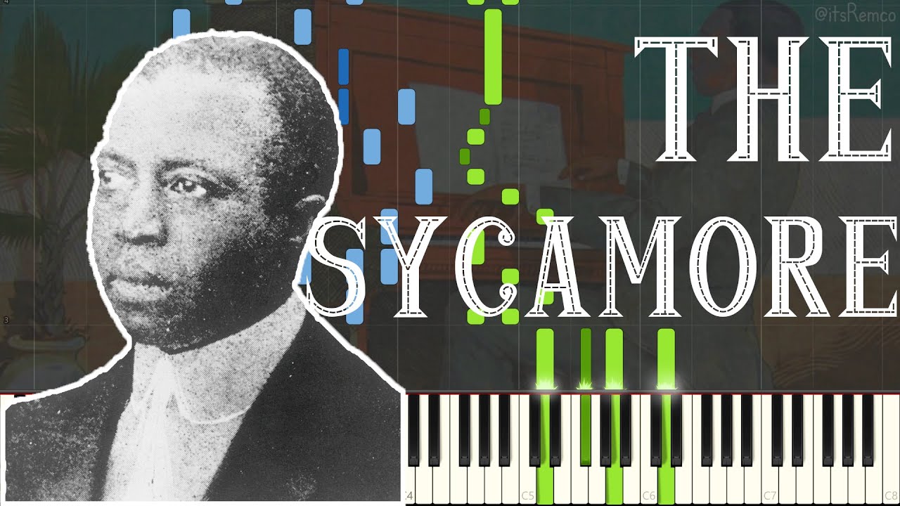 Scott Joplin - The Sycamore 1904 (Ragtime Piano Synthesia)