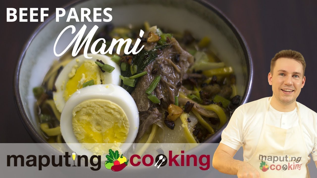 Filipino Beef Noodle Soup Dish (THE BEST MAMI)