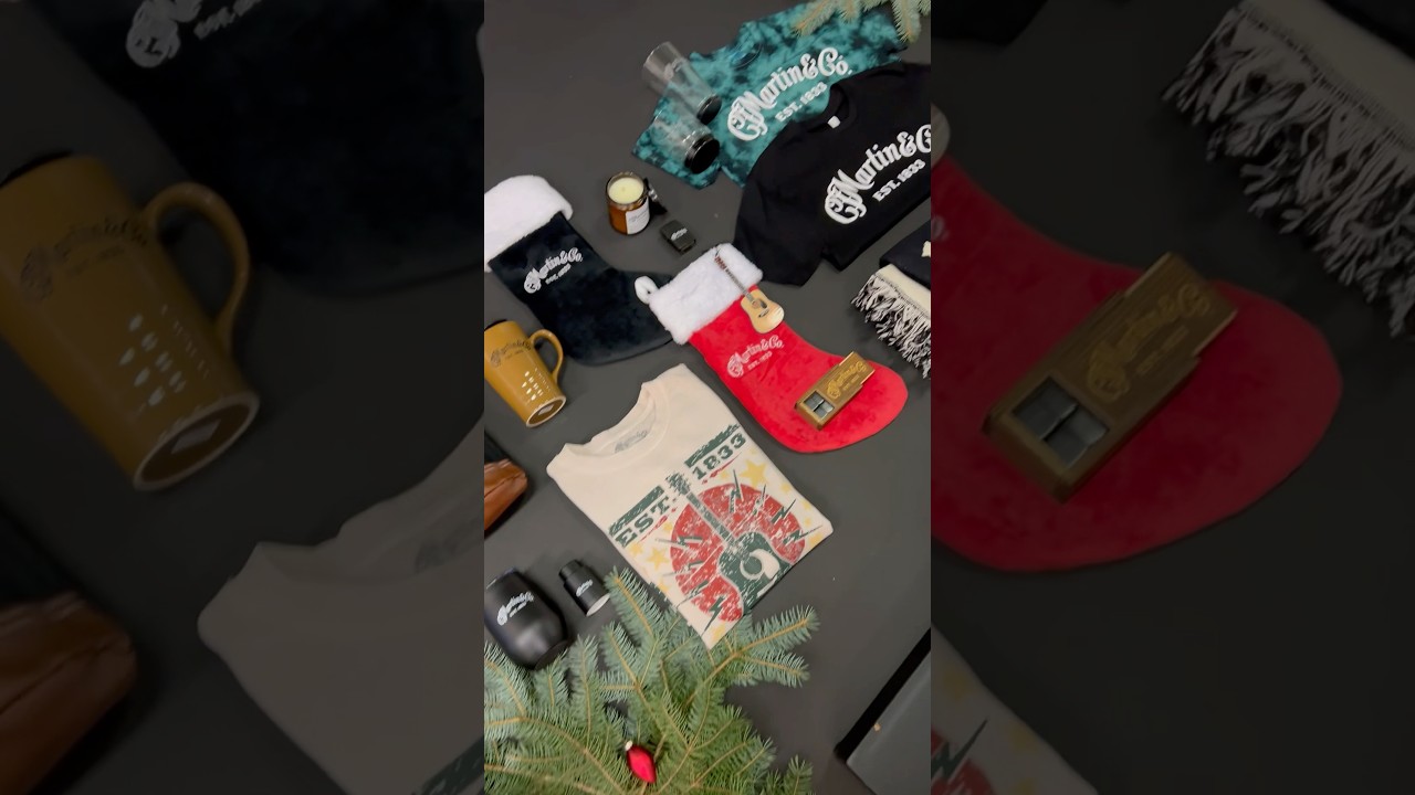 The making of the Martin Guitar holiday gift guide! #martinguitar #giftguide