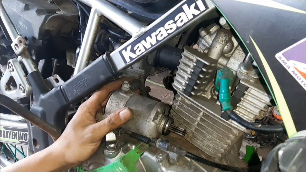 KLX Tidak Bisa Starter | Starter KLX Bunyi Cetik-Cetik Doang
