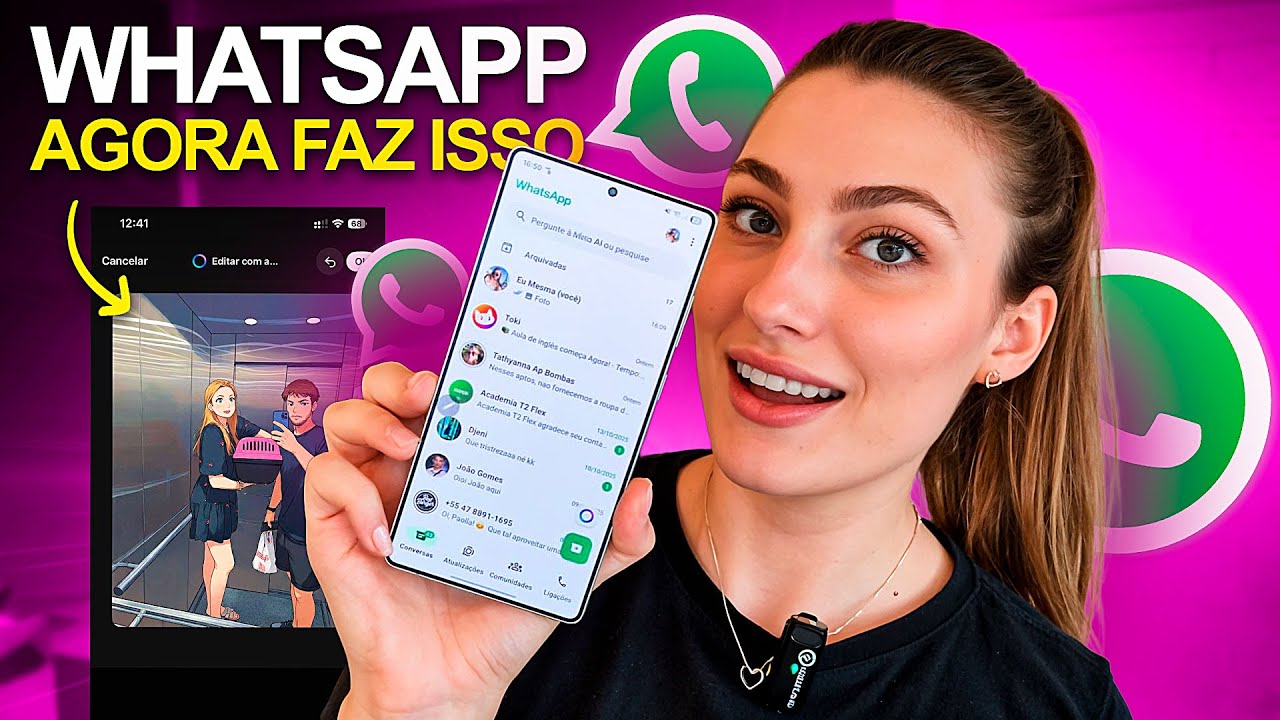 🚨WHATSAPP AGORA FAZ ISSO!🤯 As Novas Funções de IA Que Você Precisa Conhecer
