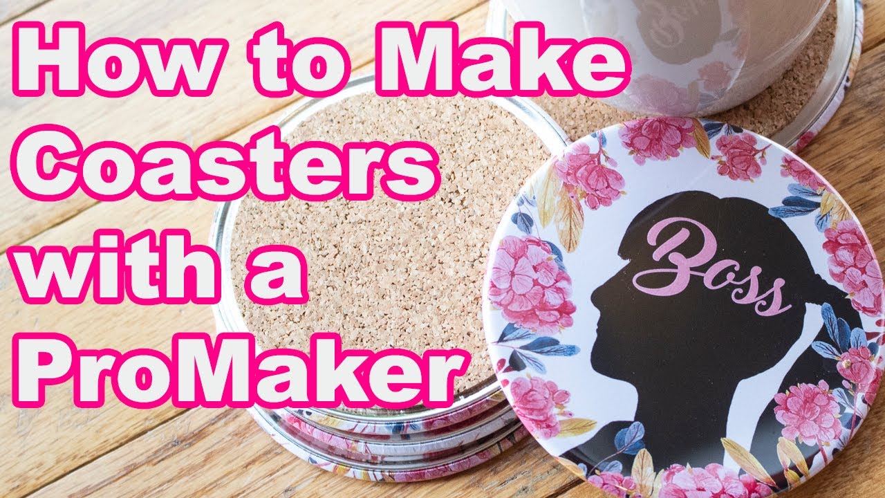 How to Make Coasters with a ProMaker m350 from ButtonMakers.net