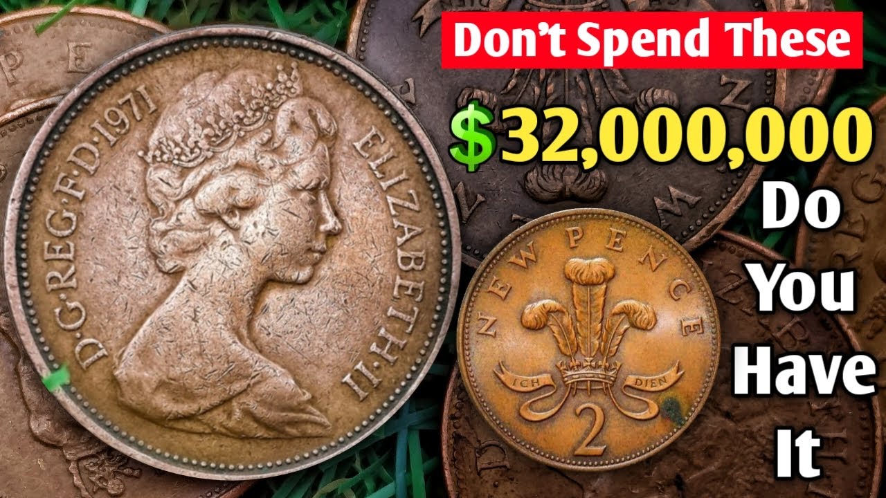 1971 UK Queen Elizabeth II 2p Two New Pence &ndash; RARE Coin Worth BIG Money! | Hidden British Treasure!