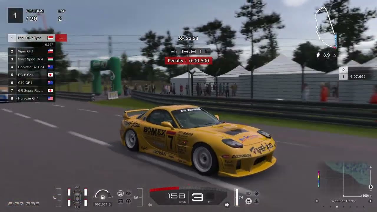 Gran Turismo 7 - Mazda ɛ̃fini RX-7 Type R (FD) '91 787B Engine Swap (Update 1.68 - PS5 Pro - 60 FPS)