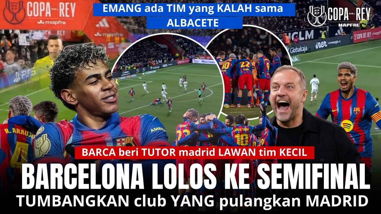 OH INI yang ngalahin MADRID 🔴 TAPI KOK BARCELONA MENANG DAN LOLOS KE SEMIFINAL COPA DEL REY 