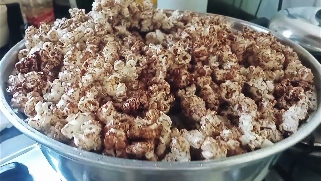 Pipoca doce com Nescau ! crocante e deliciosa