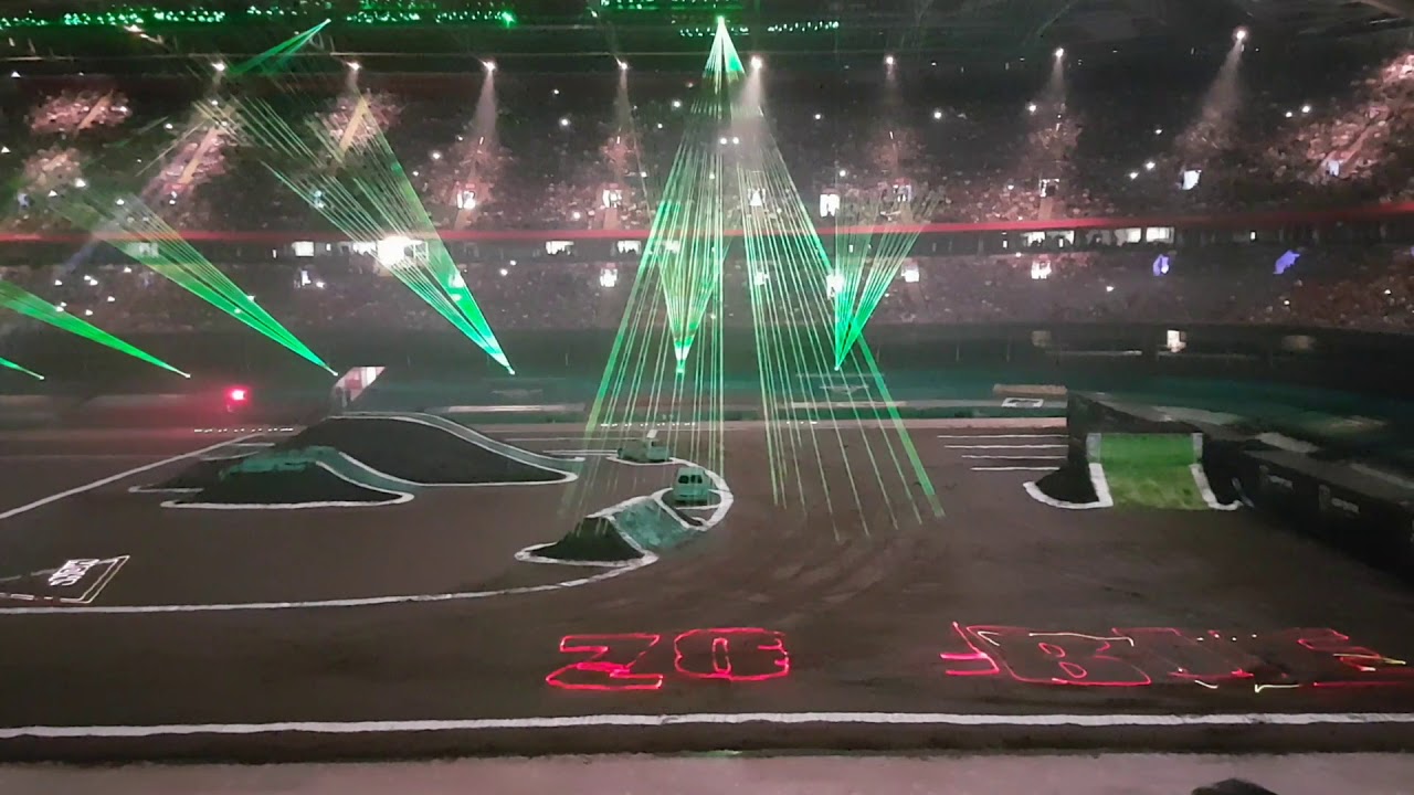 Monster Jam 2018 Cardiff Opening Entrance 