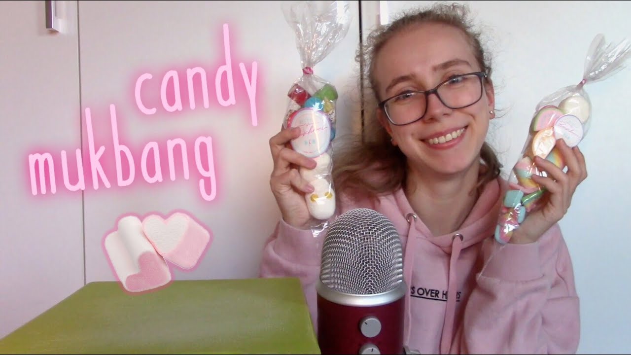 ASMR || Colourful Candy Eating (Mukbang) 🍭🍬
