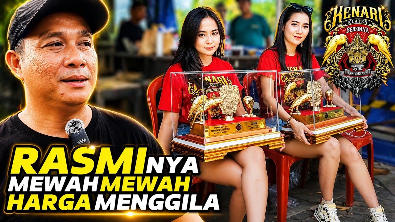 VLOG GANTANGAN‼️RASMI nominal FANTASTIS bertaburan di Festval KENARI KLATEN BERSINAR...