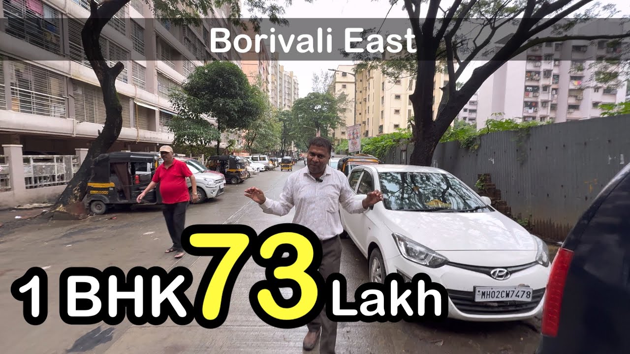 ☎️9769451809☎️7678035422,  Borivali 1BHK 73 Lakh 22 storey Ready Tower
