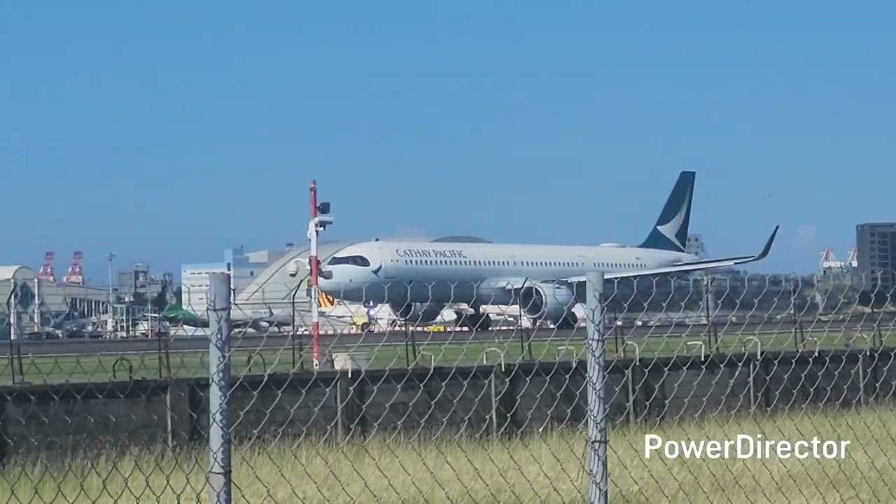 高雄機場看飛機20250518