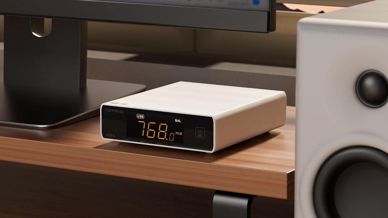 【TOPPING】Desktop DAC - E50 II - Power, Refined in Compact Form