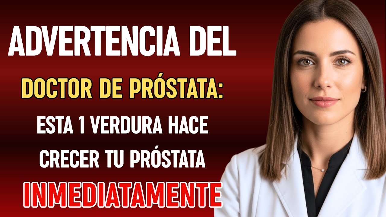 ¿Más de 60 años? La peor verdura que agranda tu próstata - ¡Deja de comerla ahora!