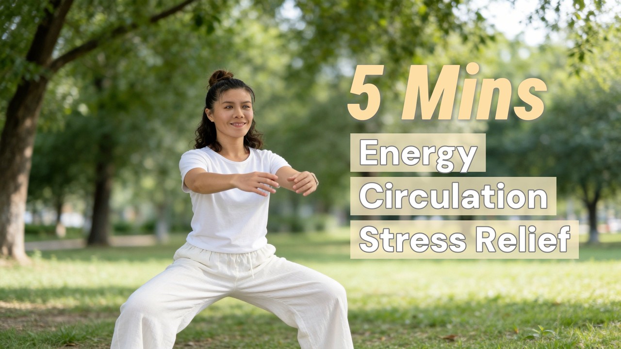 5-Minute Morning Qi Gong for Energy & Stress Relief (Beginner Friendly)