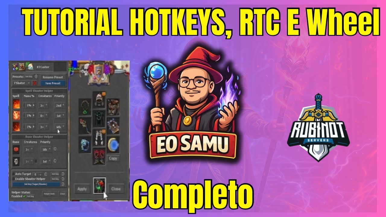 Tutorial Completo de como configurar seu MS | Rtc, Wheel of Destiny e Hotkeys 