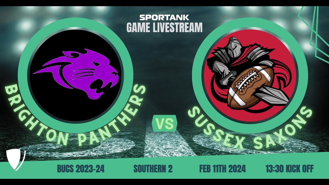 UK American Football - Brighton Panthers v Sussex Saxons