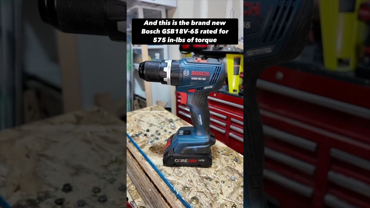 Bosch’s Brand New GSB18V-65! 