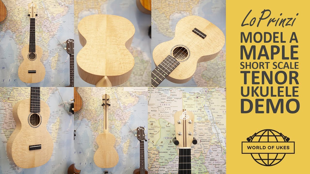 LoPrinzi Model A Short Scale Tenor Ukulele Demo