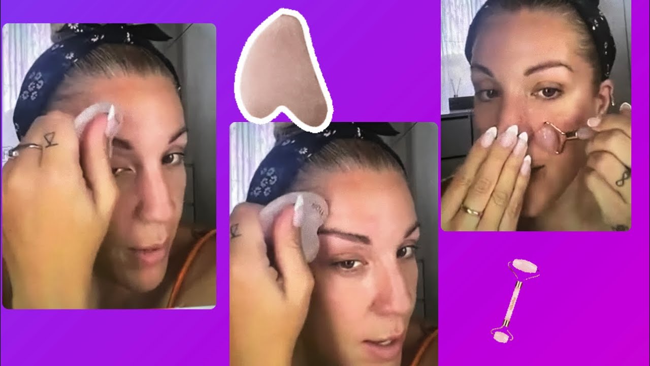 GUA SHA & FACE ROLLER // ΠΡΟΣΩΠΟ // ΜΑΤΙΑ // ΛΑΙΜΟ & ΝΤΕΚΟΛΤΕ ❤️