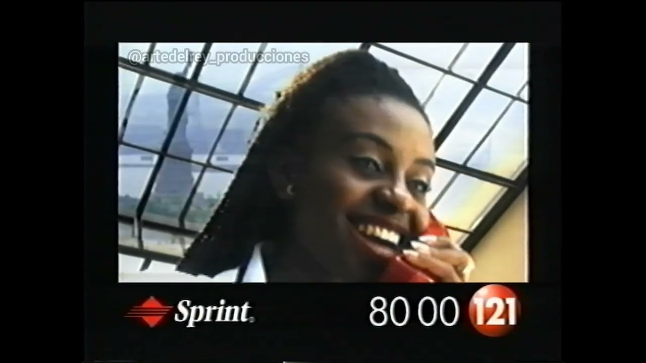 Anuncios 80 00 121 Sprint - Finales del 2001 VHS 2K