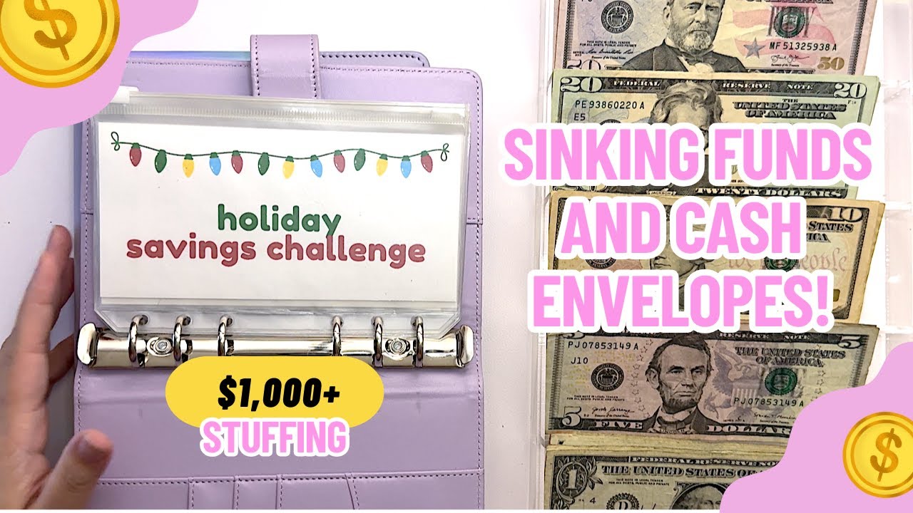 Cash Stuffing #1- Sinking Funds, Savings Challenges etc. | January 2025