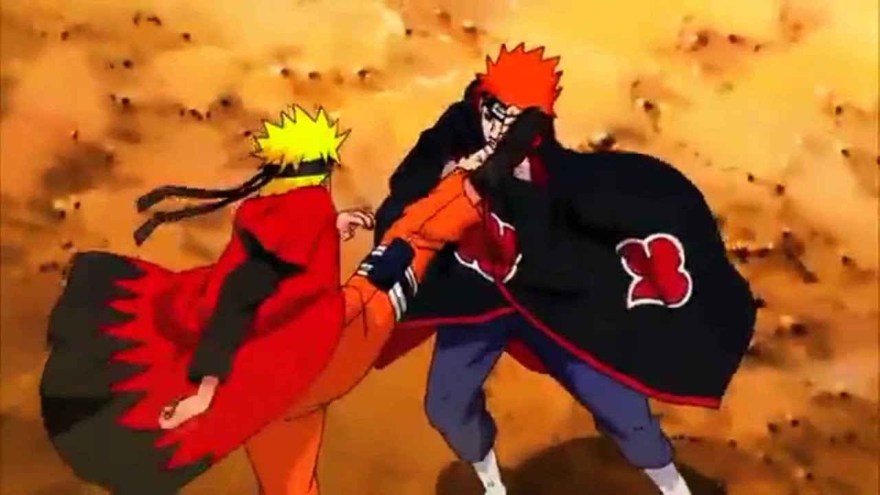 Naruto VS Pain (4 minutes to save the world)