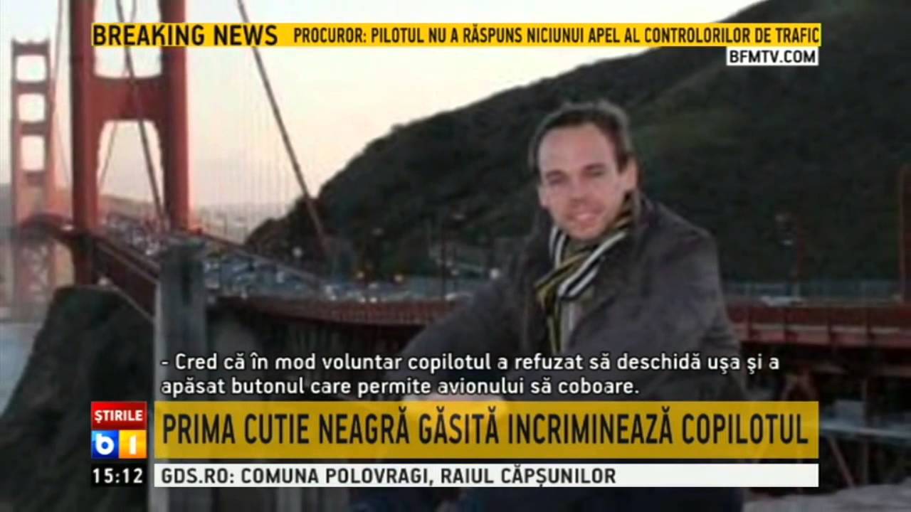 Declaratia procurorul: Copilotul a prabusit intentionat avionul Airbus A320