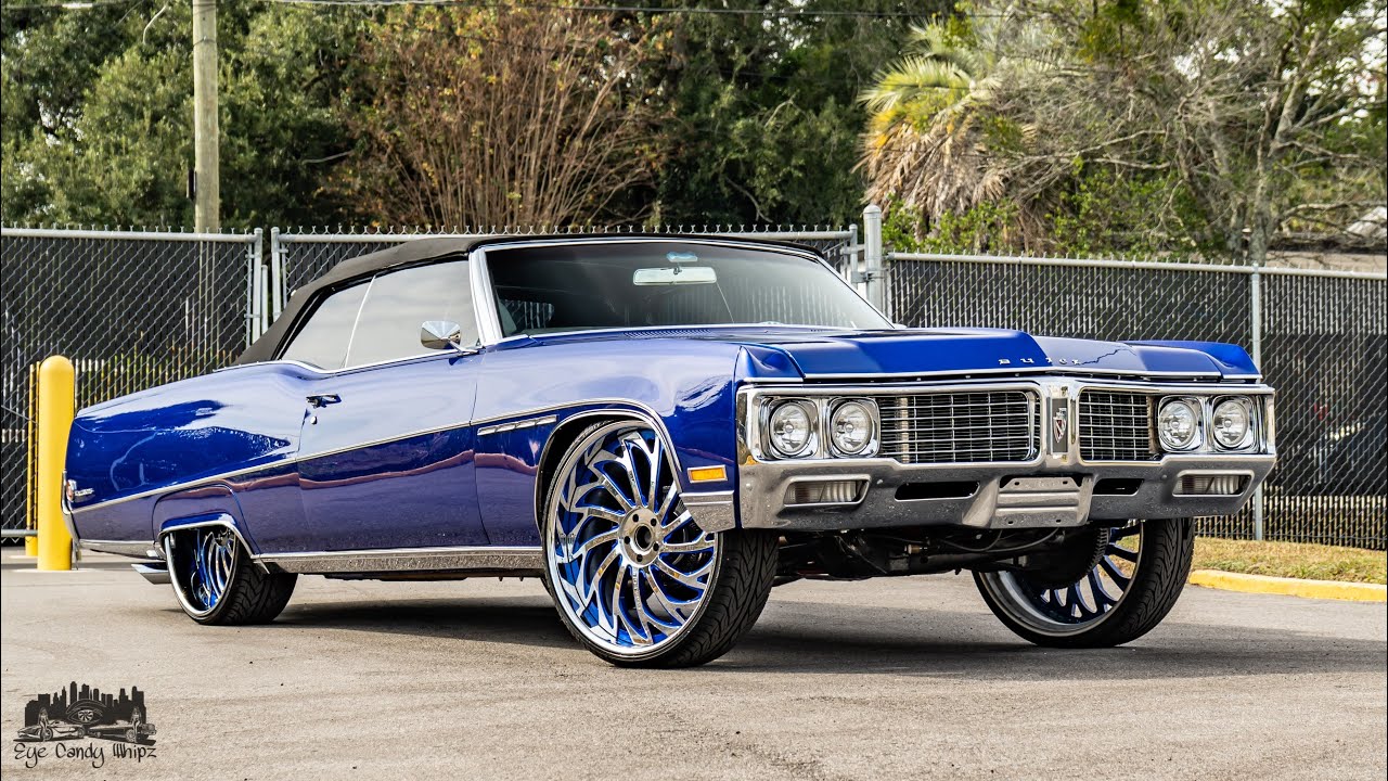 Kandy Blue Deuce & a Quarter on 26s | BIG RIMS | CARS | CANDY PAINT