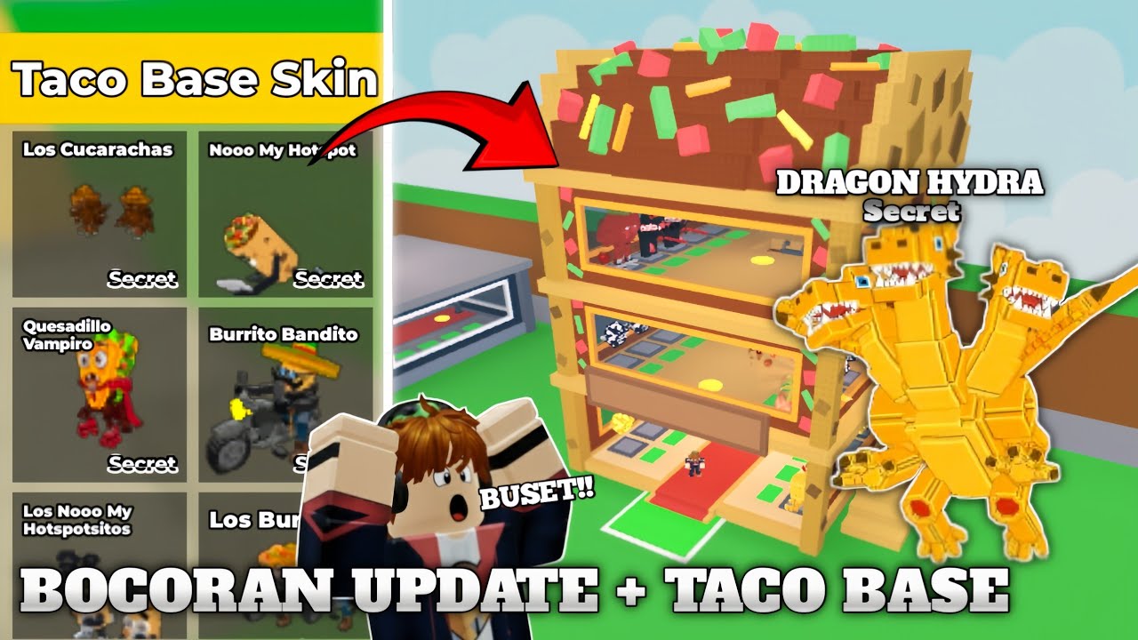 TERKEREN!! Aku Berhasil MENDAPATKAN SKIN TACO BASE Dan BOCORAN MESIN FUSE ADA DRAGON HYDRA!!? 