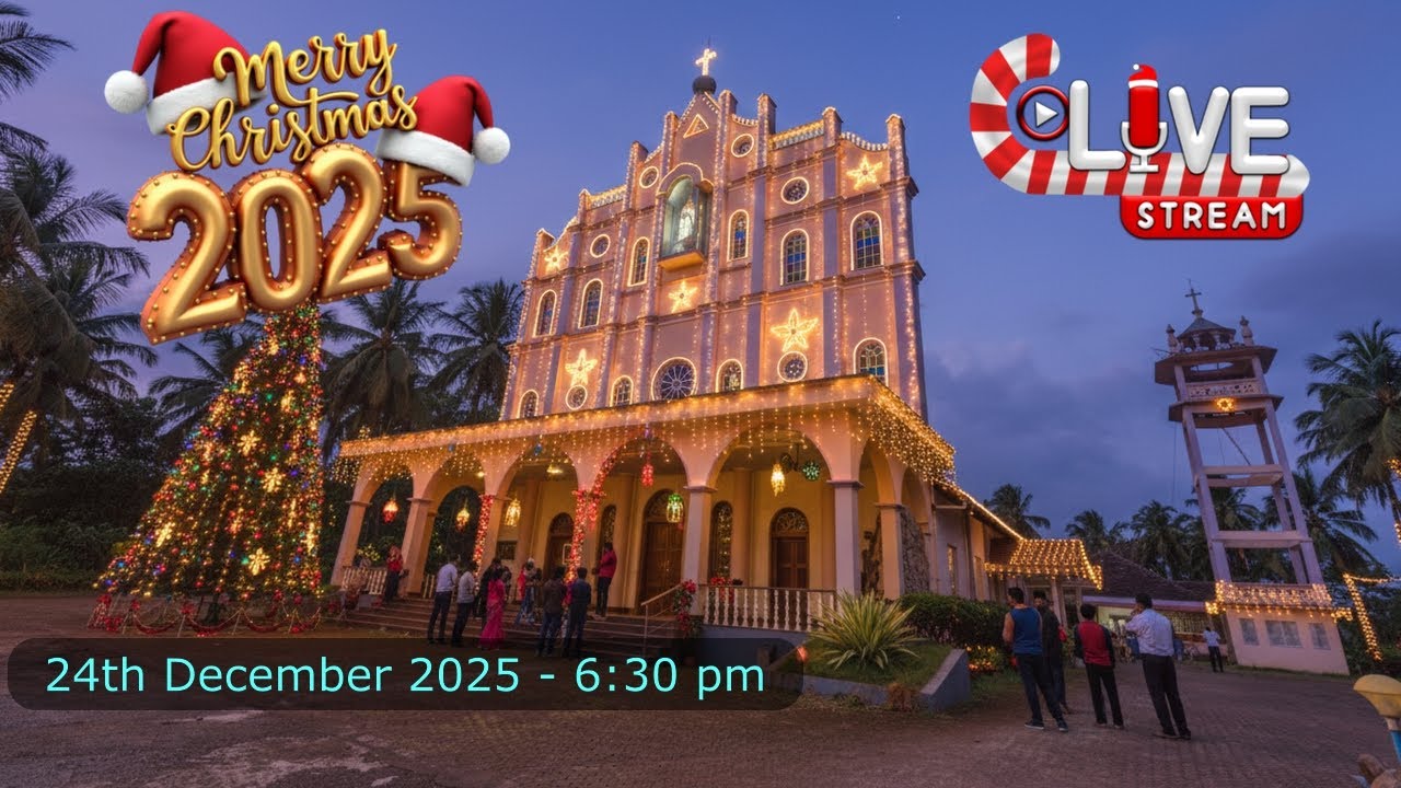 Lourdes Church Kanajar Christmas 2025 Live 6:30 PM