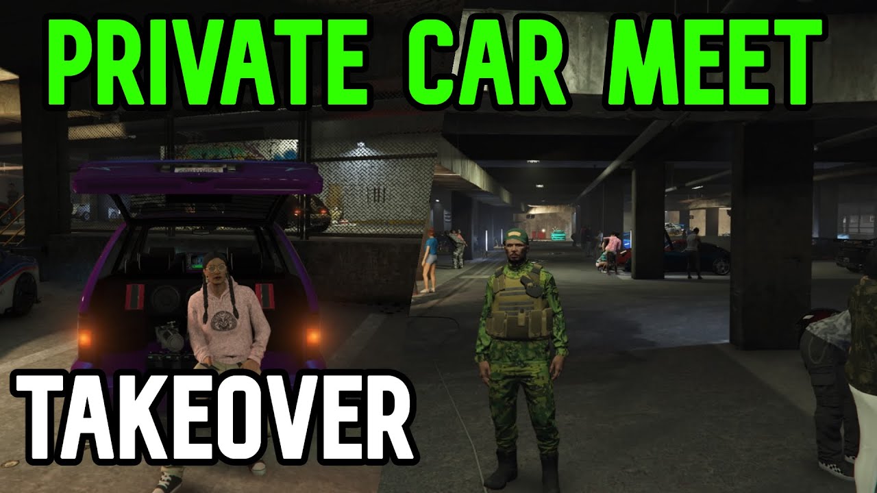 Gta 5 LS Car Meet How to Start Private Car Meet - Ls Car Meet Takeover