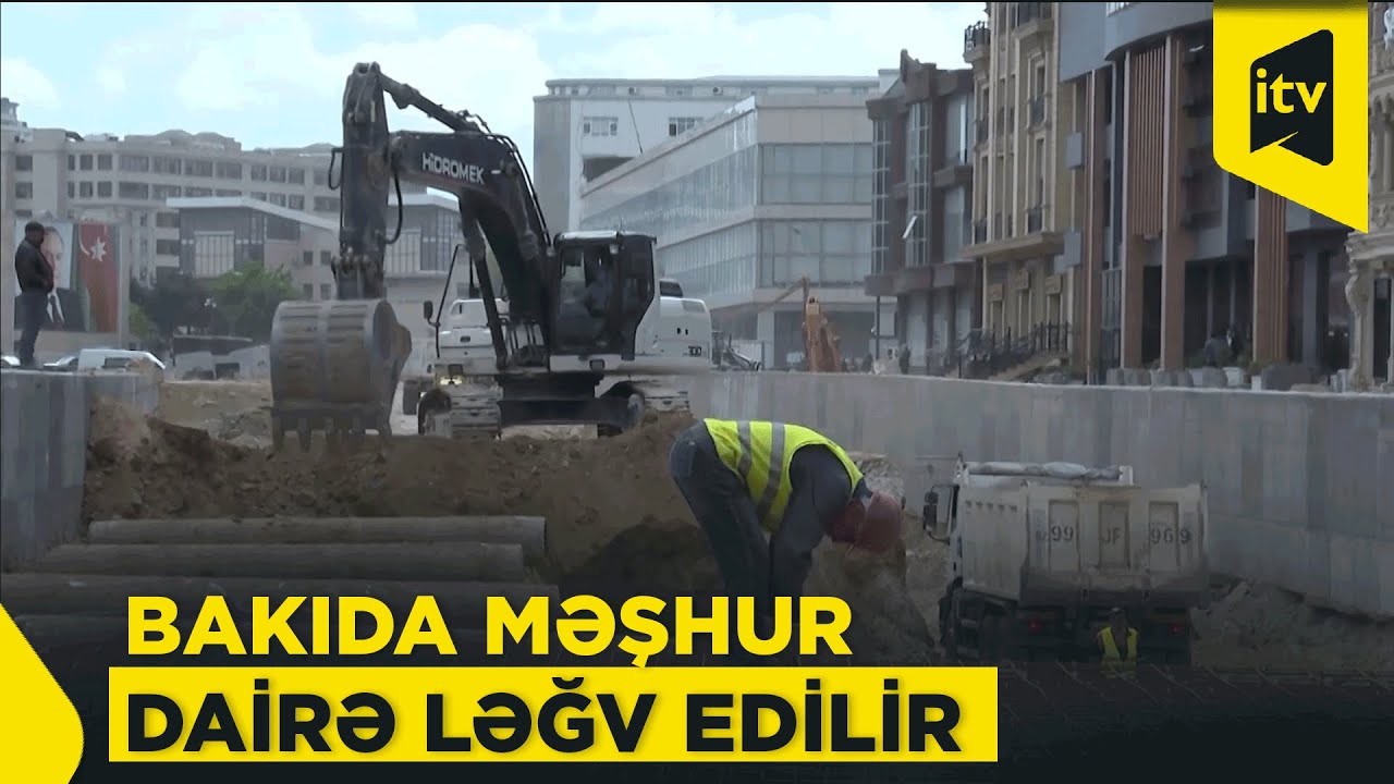 Bakının nəhəng yol layihəsi: dairə ləğv edilir, yerində yeni tunel inşa olunacaq