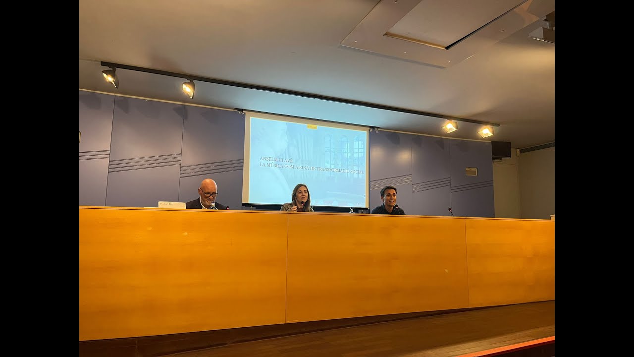 Conferència 'Anselm Clavé  La música com a eina de transformació social'