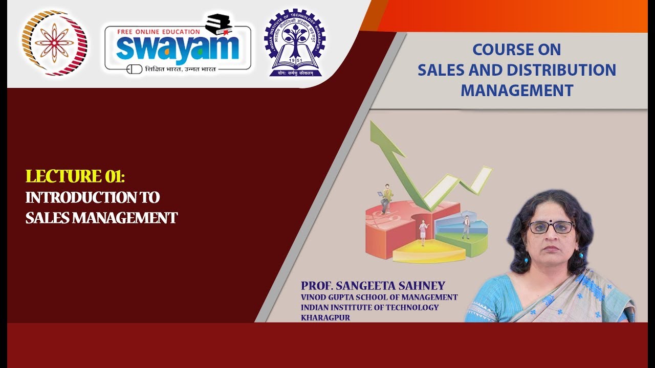 Lecture 01 : Introduction to Sales Management