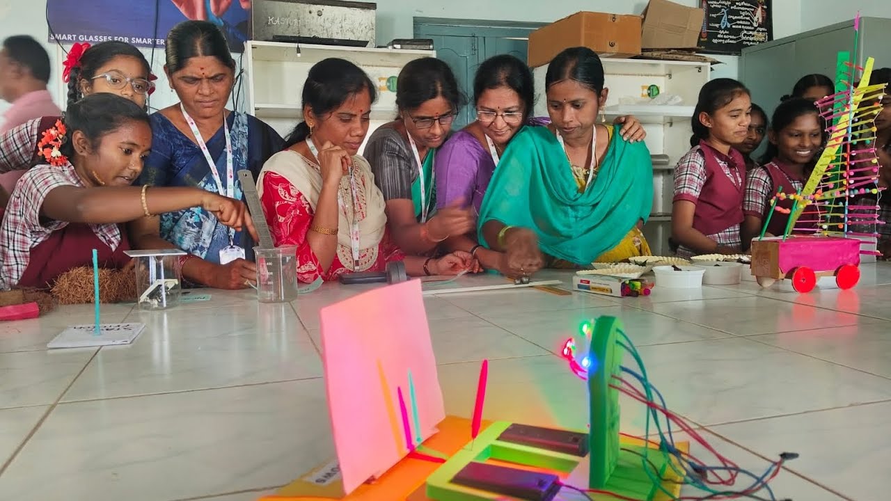 PM SHRI ZPHS PEDDAVOORA --National Science Day 🌌🌈🌠🧬🔬🔭📡💉💊🧪
