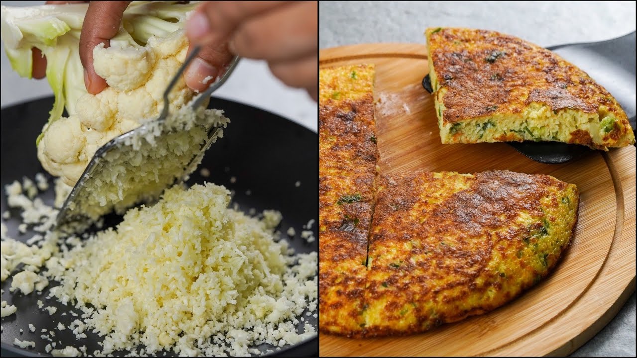 Cauliflower Omelette Recipe | Healthy & Delicious Breakfast Recipe | Easy Omelette Recipe