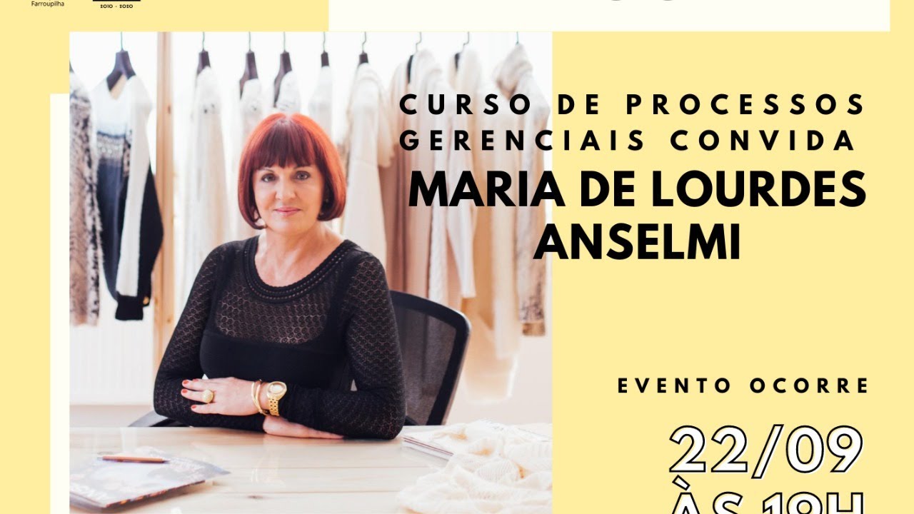 [TPG 10 Anos] Webconferência com Maria de Lourdes Anselmi